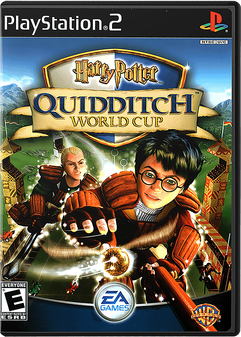 Harry Potter Quidditch World Cup box art for Playstation 2